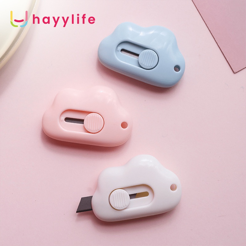 SOOKA Cutter Pemotong Kertas Mini Portable Bentuk Awan Untuk Buka Paket HL-AGA602