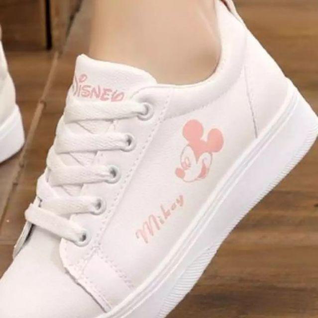 Mickey - Sneakers Wanita Pilihan-Putih ping