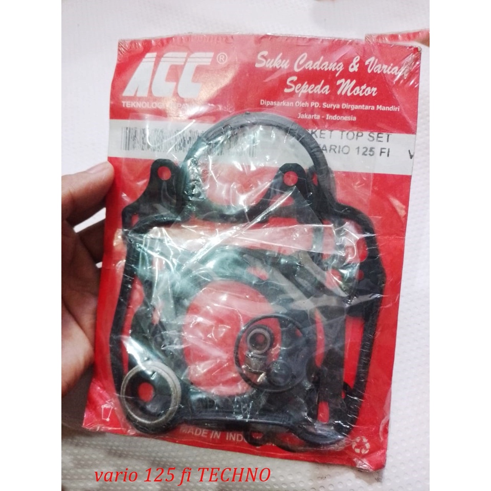 TopSet Paking Block Aassy Honda Matic Metik Metic Vario 125 FI Top Set Head Vario 125 F1 Techno