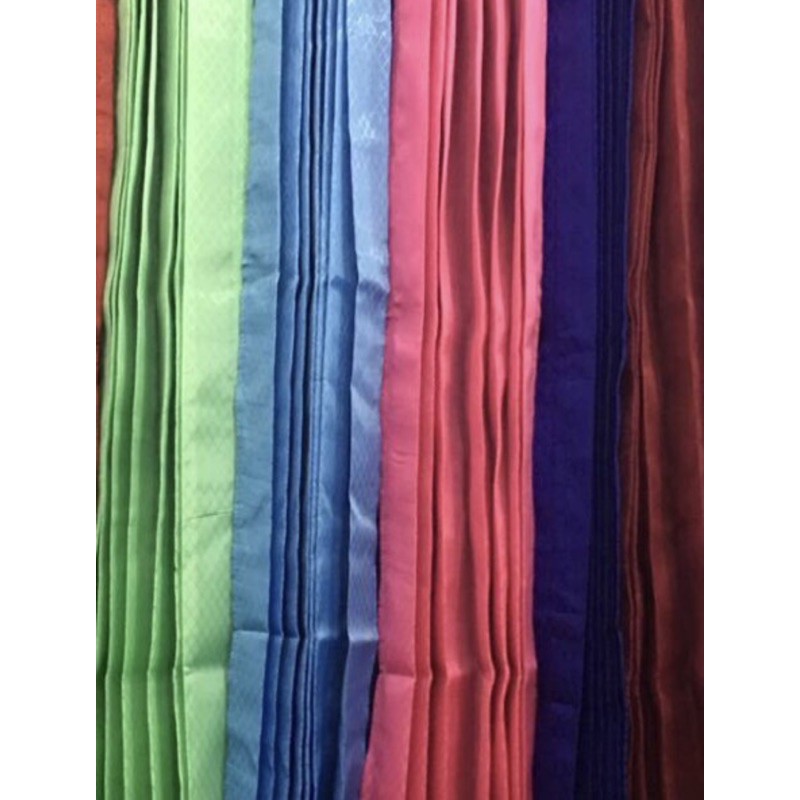 Gorden Plisktet Kawat S Pintu Atau Jendela Minimalis Lebar 100 Tinggi 180 cm Bahan Sido Polos Mix