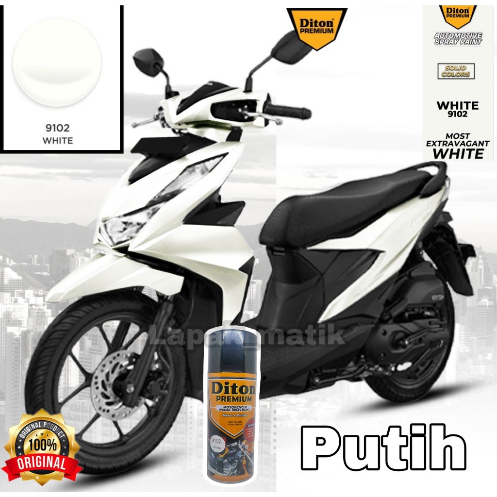 Pilok DITON PREMIUM Putih WHITE 9102 400ml