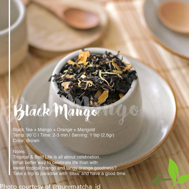 

57L2 ARTISAN CAFE TEA BLACK TEA MANGO ORANGE MARIGOLD TEH HITAM FRUITY 10GR H7VI