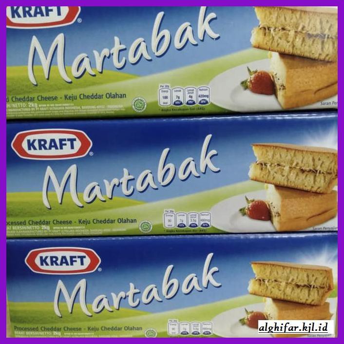 

Ujekujek- Keju Kraft Martabak Kemasan 2Kg -Original.