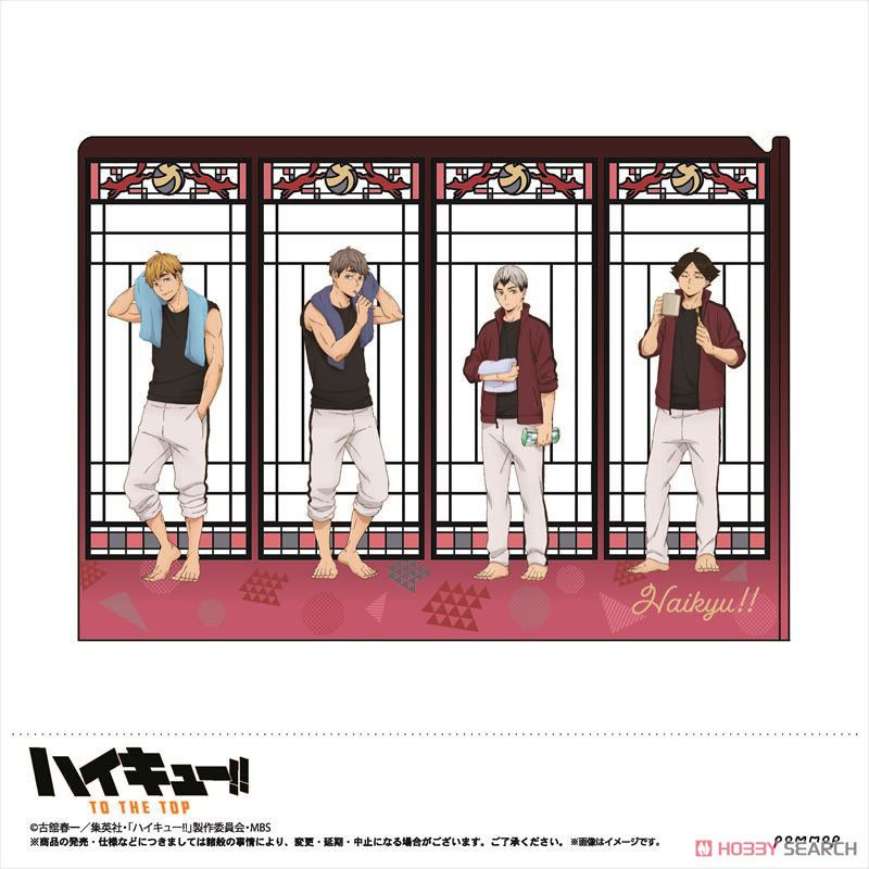 

Inarizaki Clearfile L-Holder A4 Haikyuu Kita Shinsuke Miya Atsumu Miya Osamu Suna Rintarou