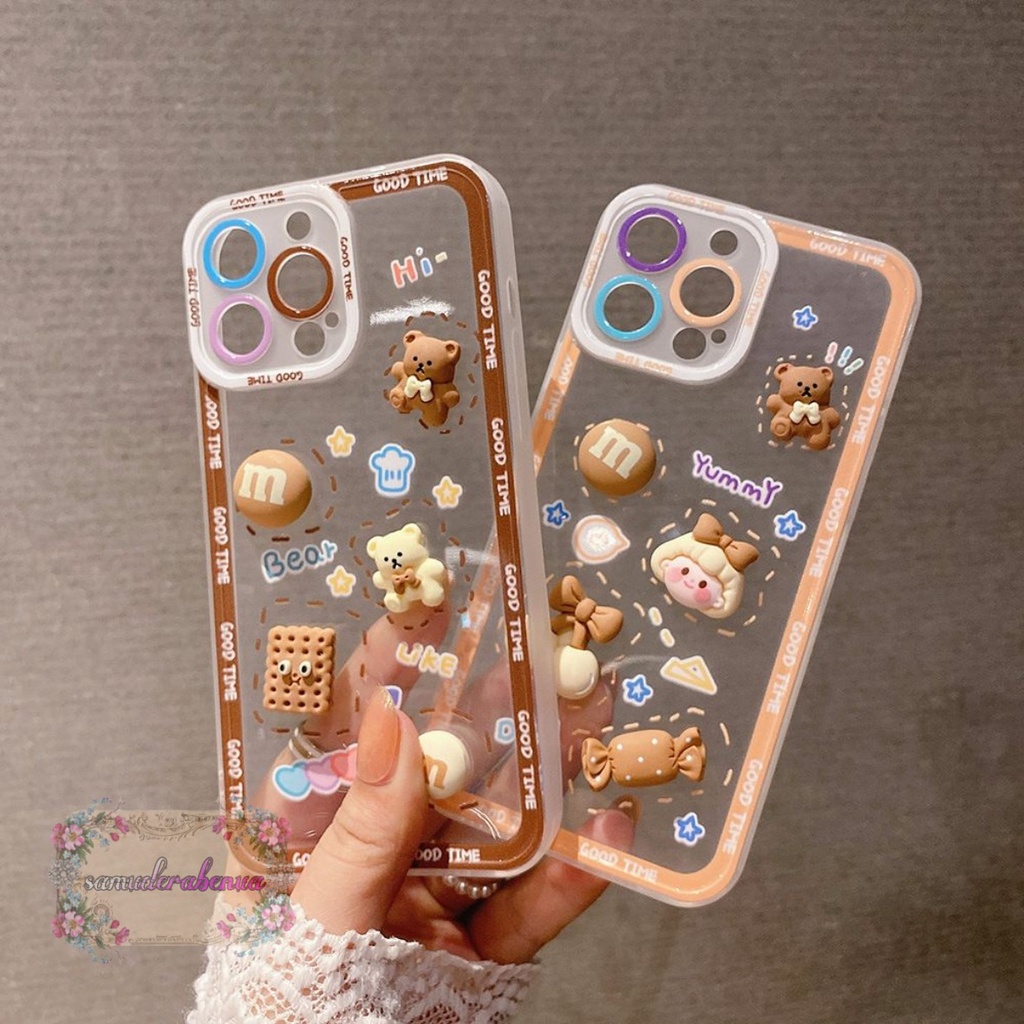 SS097 SOFTCASE 3D IPHONE 6 6+ 7 7+ 8 8+ X XS XR MAX SB3656