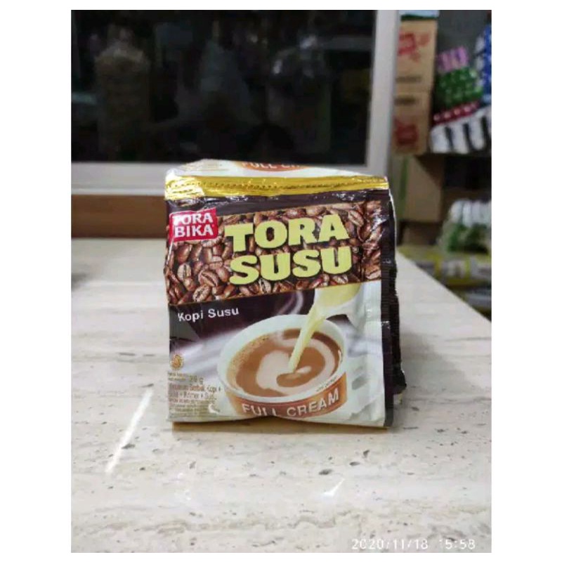 

kopi Tora Bika susu 1x10 sacset