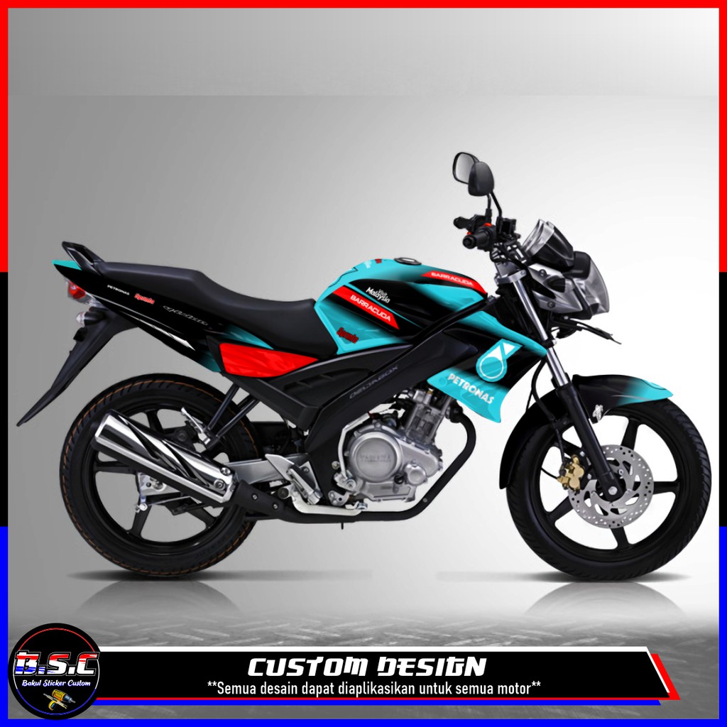 Sticker Decal FULL BODY Vixion Old Vixion Generasi 1 Motif Petronas