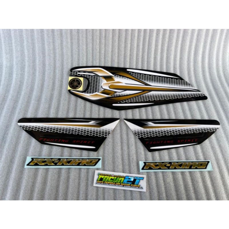 stiker striping RX-King 2007 variasi/custom set EMBLEM RX KING