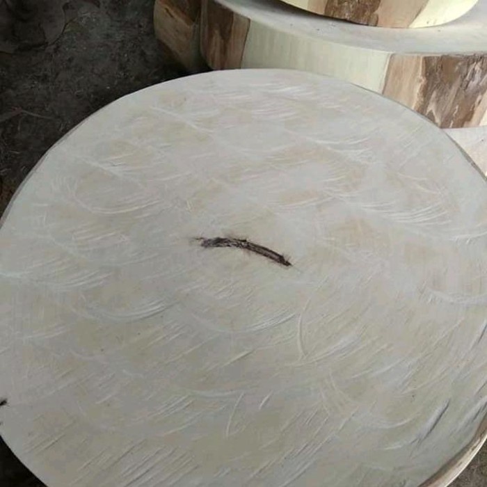 PROMO Talenan Daging Bulat kayu cacah daging ukuran 30 cm/talenan potong daging