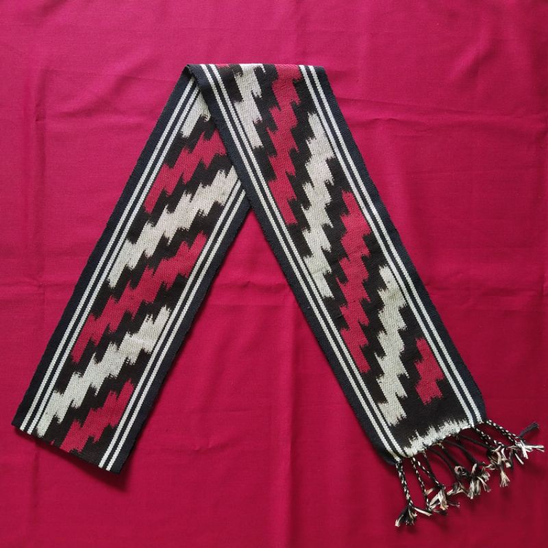 Syal Etnik Dayak Kalimantan-Motif insang