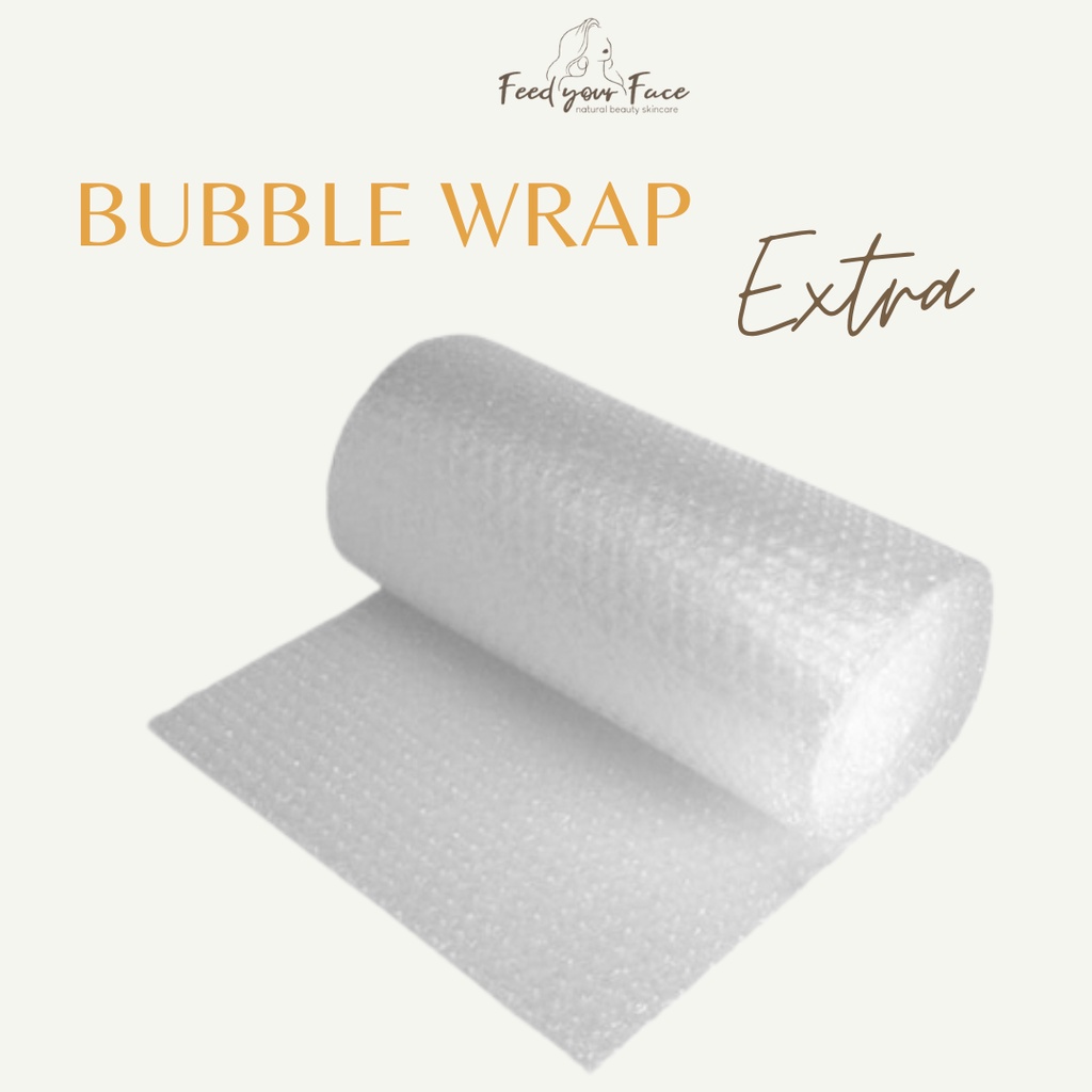 

EXTRA BUBBLE WRAP PLASTIK PACKING PEMBUNGKUS BY FEEDYOURFACE.CO
