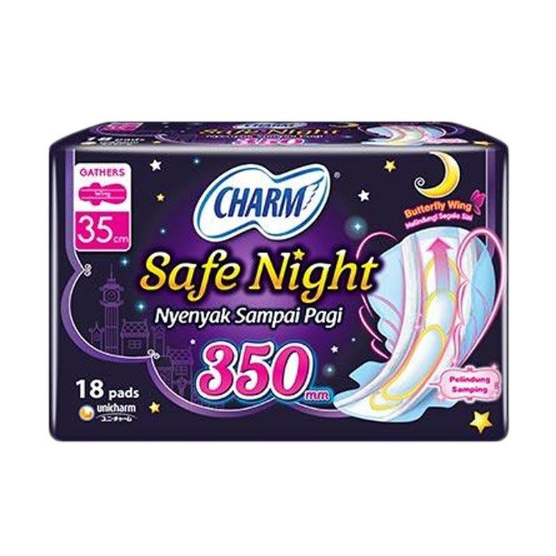 CHARM Safe Night Gathers 35 cm 12 pads