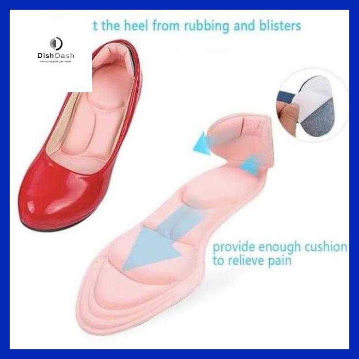 [BAYAR DI TEMPAT] 1 Pasang Insole 7 in 1 Pad dan T-Shape Untuk Sepatu High Heel / Bantalan Sol Sepatu Anti Lecet Anti Kebesaran