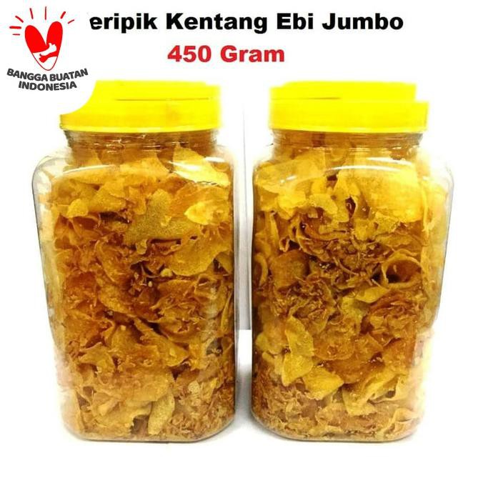 

Keripik Kentang Ebi Homemade Enak Berkualitas 450 Gram