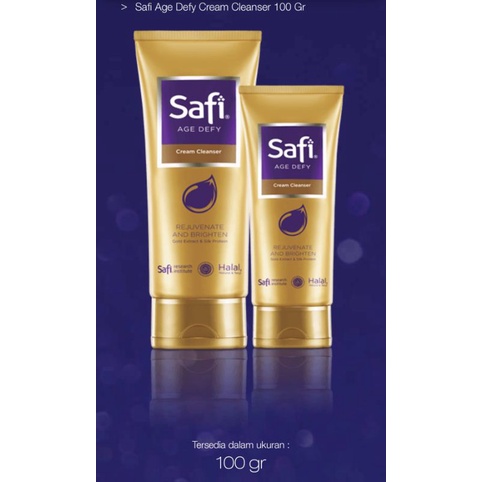 Age Defy
Safi Age Defy Cream Cleanser 100 gr

