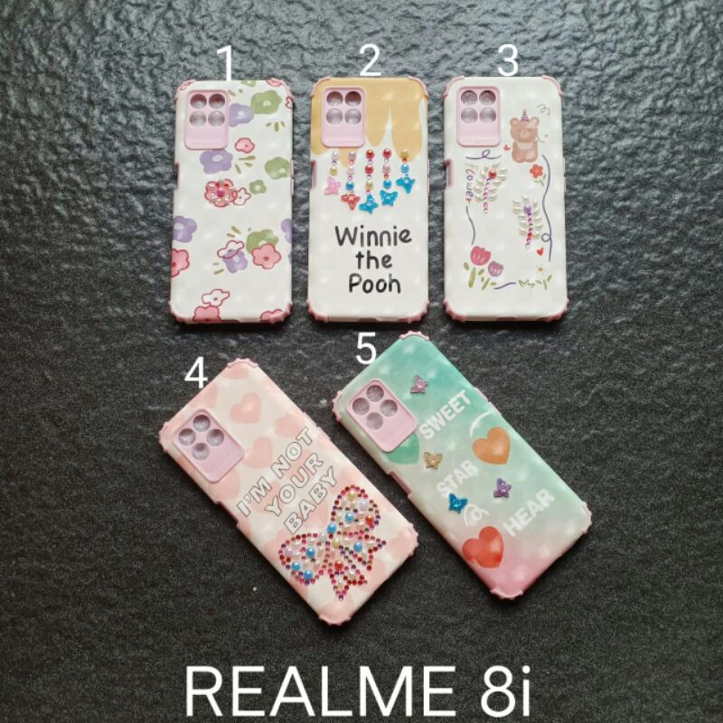 Soft Case Realme 8i motif gambar cewek softcase silikon Softshell