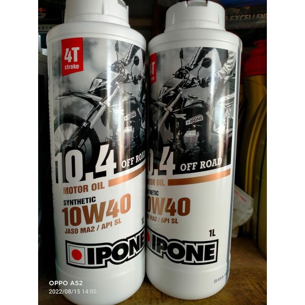 oli mesin klx 150 ipone off road 10.4 off road oli mesin 4tak KLX CRF 150 wr 155 10 w 40