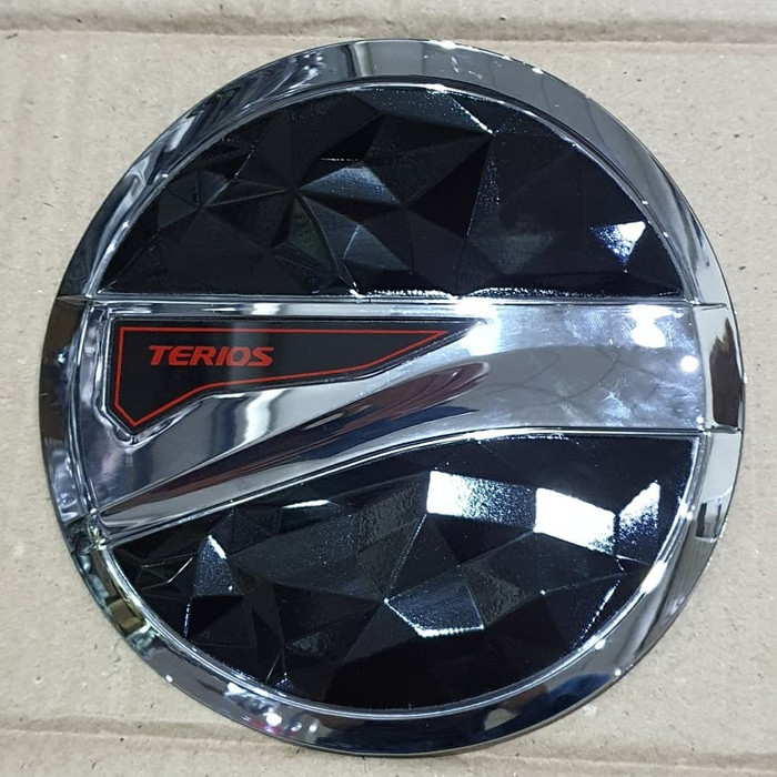 Tank cover tutup tangki bensin daihatsu All new Terios 2018 sampai 2023 2022 2021 2020 2019 chrome crome hitam