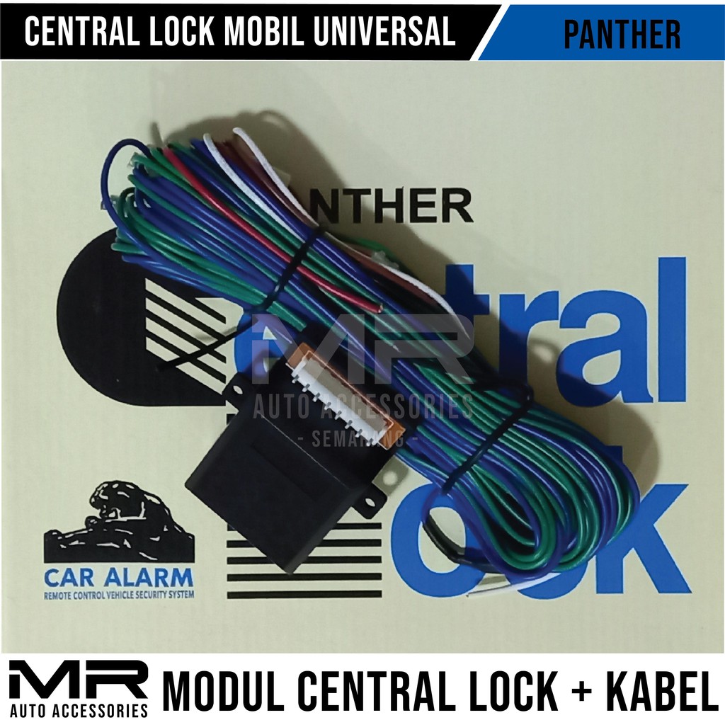 Relay Modul Saklar Central Lock Universal + Kabel Lengkap Merk PANTHER