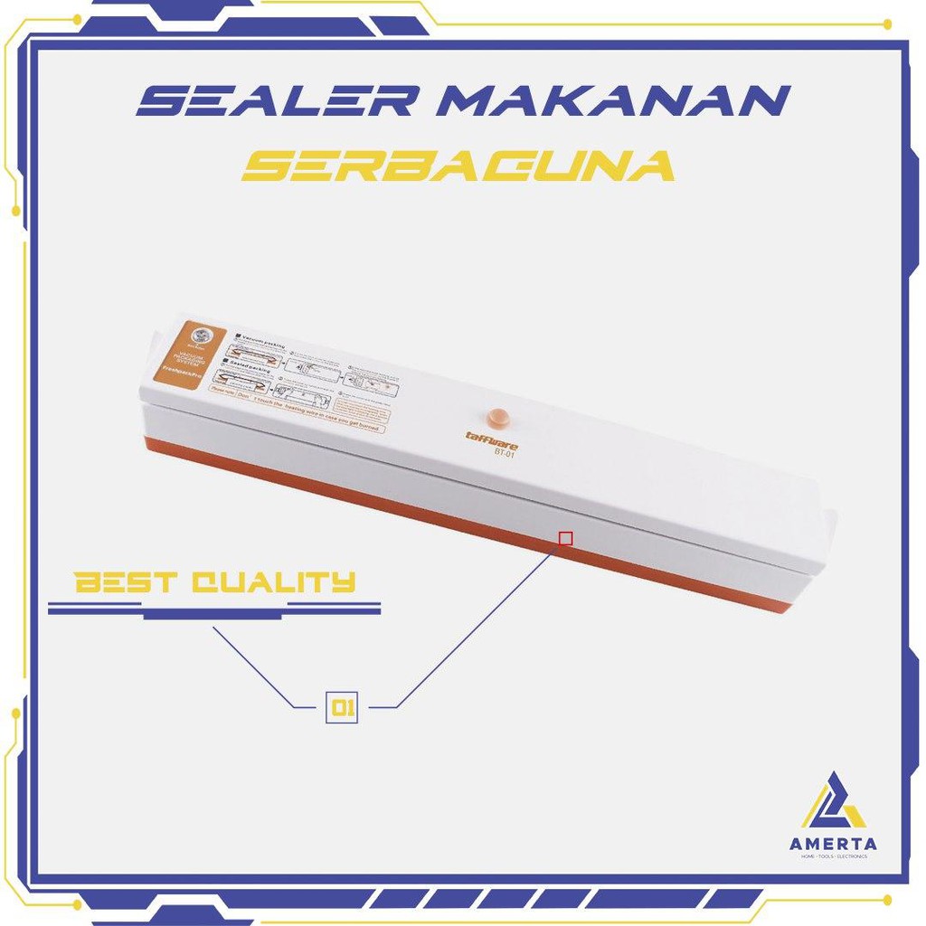 Vacuum Sealer Elektrik Pembungkus Makanan