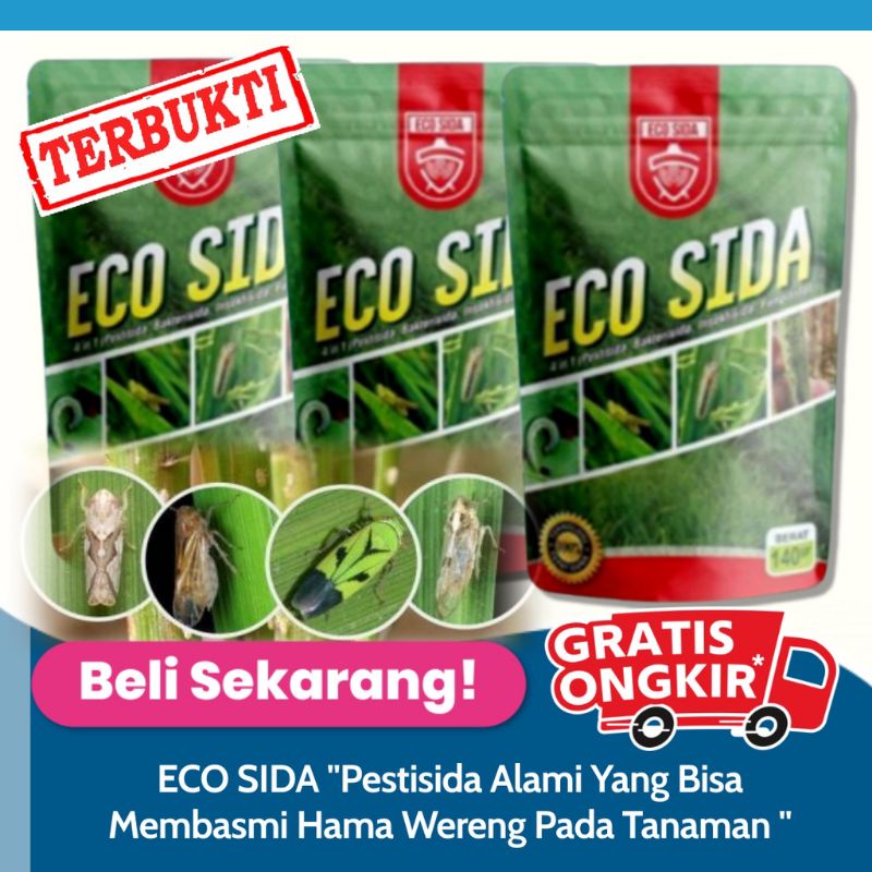 EcoSida Obat/Pupuk pembasmi Hama Tanaman Pestisida Organik Alami ||Eco Sida 140 Gram