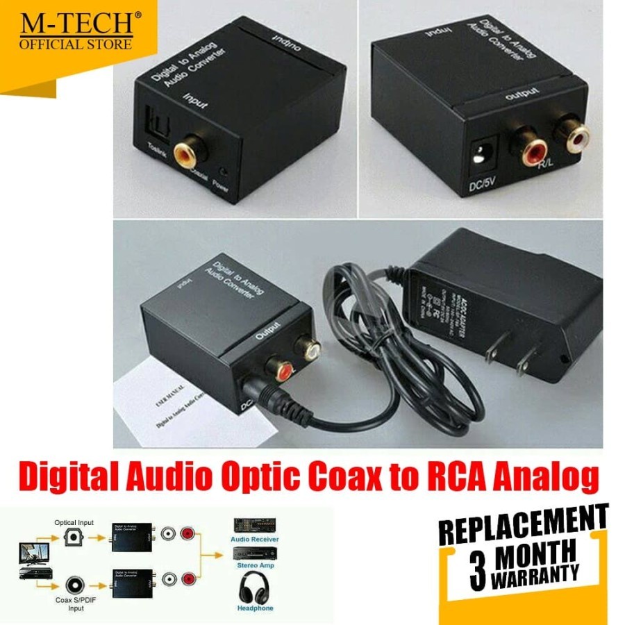 Converter Audio Digital To Analog M-tech