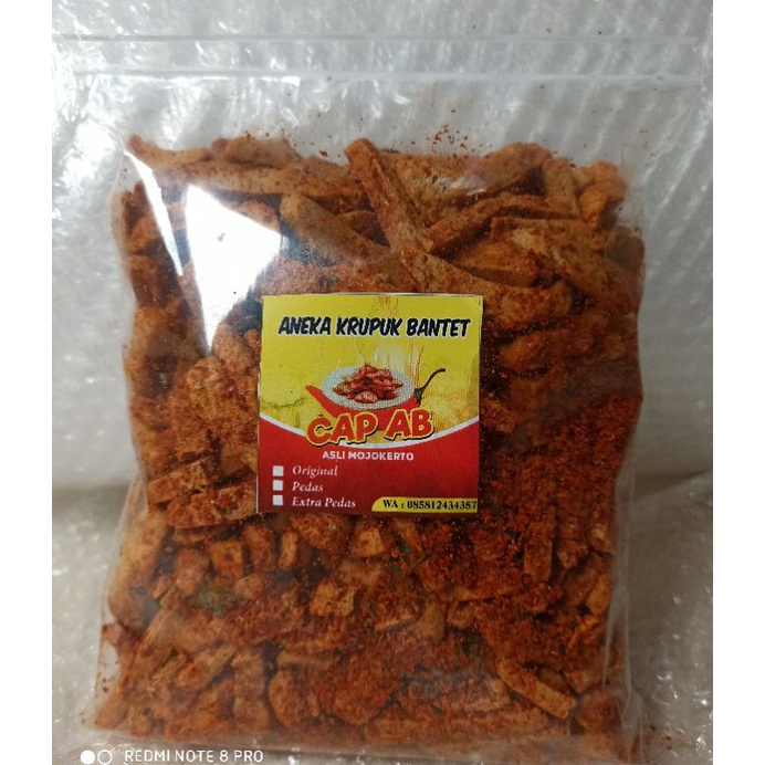 BASRENG SticK-BASO IKAN GORENG-PEDAS GURIH KEMASAN KILOAN 500gram FREEBUBLEWRAP-Pedas hot