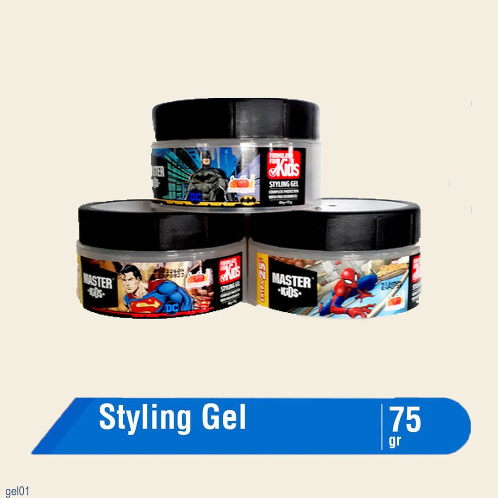 MASTER KIDS HAIR STYLING GEL 75GR POMADE ANAK - GEL RAMBUT ANAK - MINYAK RAMBUT ANAK Gel01