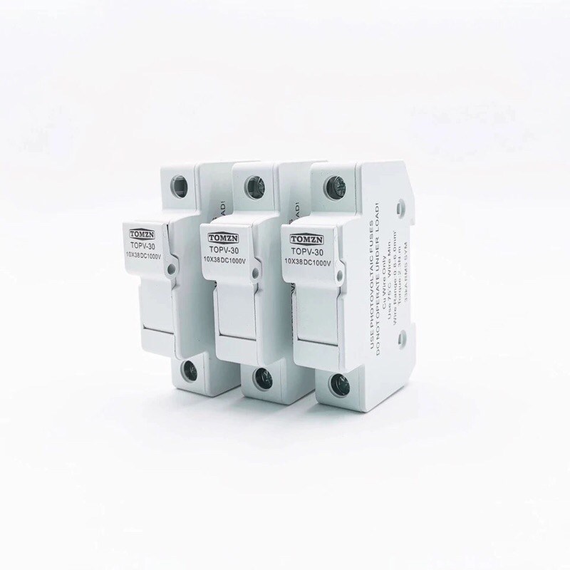 Solar PV Fuse Holder DC 1000V untuk Sekering Tegangan Tinggi panel Surya