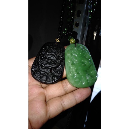 Giok ukir naga manual antik