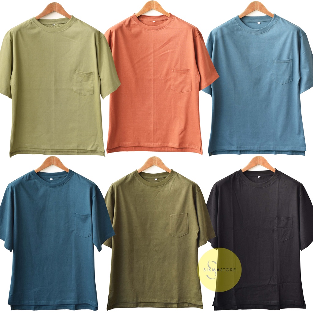 Kaos Oversize Pria bahan Cotton Combed 16s Tebal, Kaos Oversized Pria Bahan Tebal Premium Baju Overs