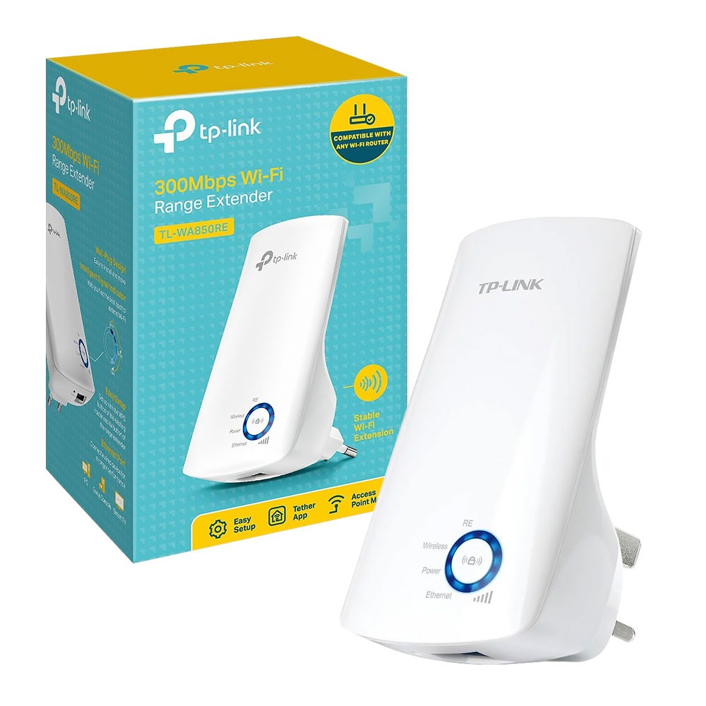 TP-LINK TL-WA850RE 300Mbps Wi-Fi Range Extender Original - Garansi 1 Tahun