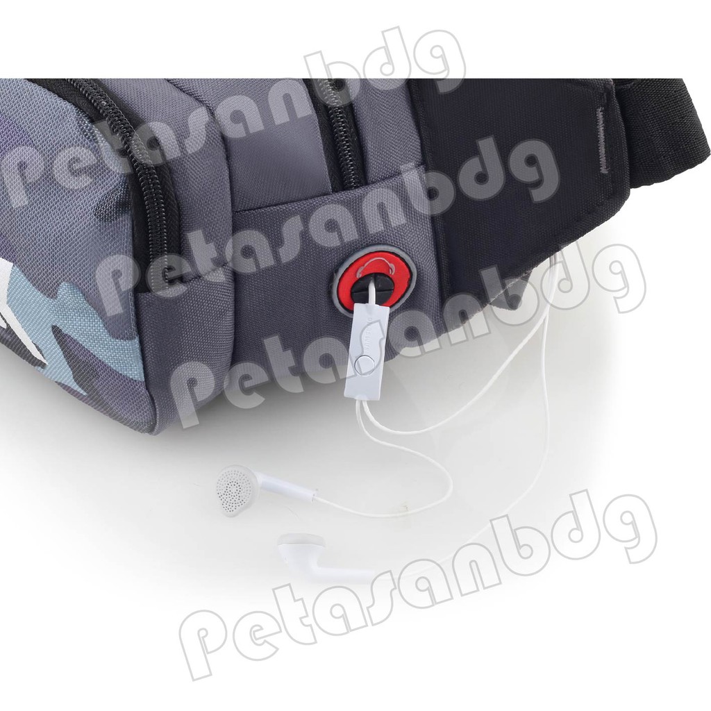 PTS -Gear Bag X Camouflage Waistbag WITH EARPHONE HOLE -13075