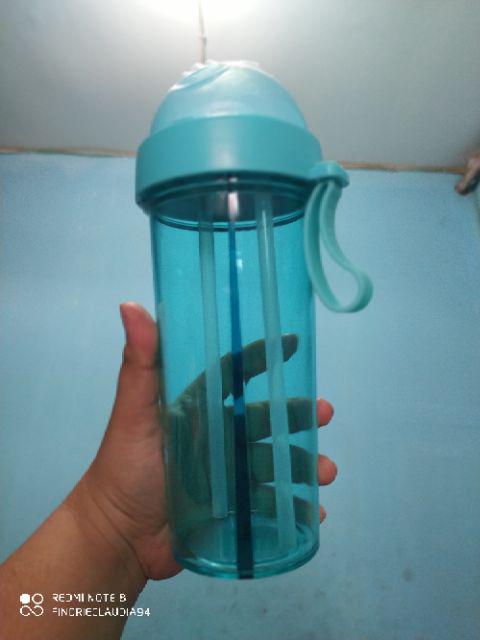 Duet Couple bottle Travel 600ml Botol Minum Dual Use Dua