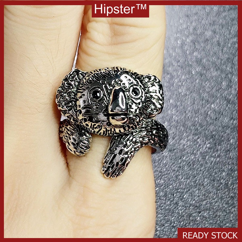 New Trend Hipster Fashion Cute Koala Ring