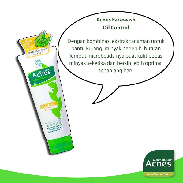 Acnes Oil Control Face Wash (50g/100gr) Pembersih Wajah