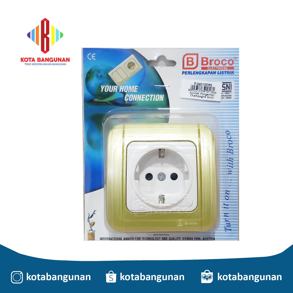 Stop Kontak pengaman G154-57 - BROCO