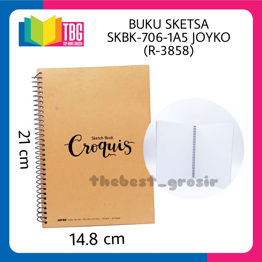 

1 PCS BUKU SKETSA SKBK-706-1A5 JOYKO / BUKU SKETSA / BUKU MENGGAMBAR (R-3858)