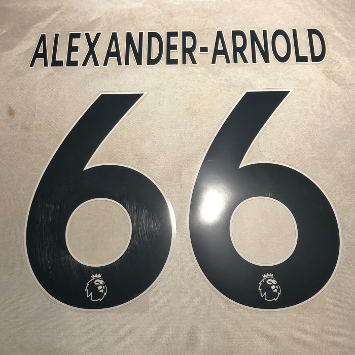 Sportivory- Nameset Original Alexander-Arnold EPL Black Avery Dennison