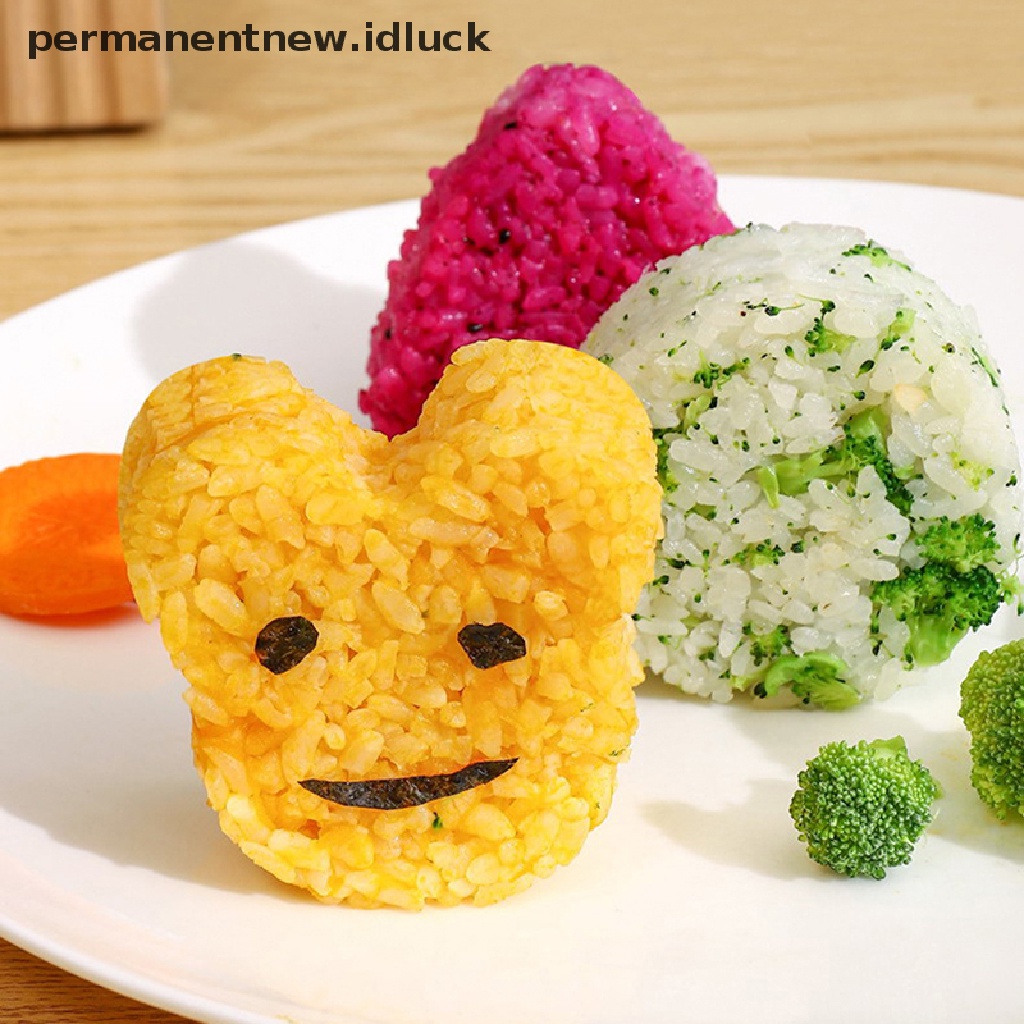 Set 5 Pcs Cetakan Nasi Bentuk Kartun Untuk Bento Sushi