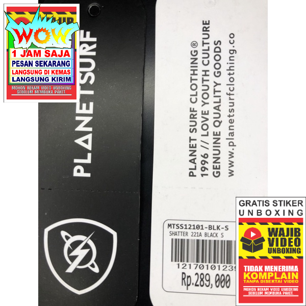 

PLANET SURF HANG TAG SUPER PREMIUM CO 1X DI KIRIM 600PCS