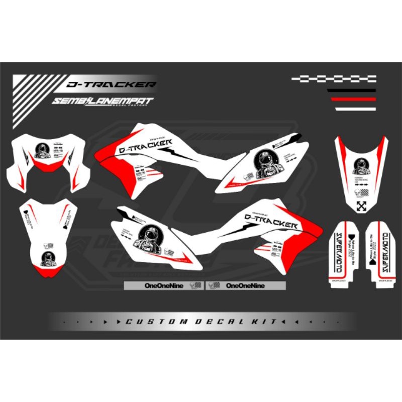 DECAL STICKER DTRACKER ONE ONE NINE