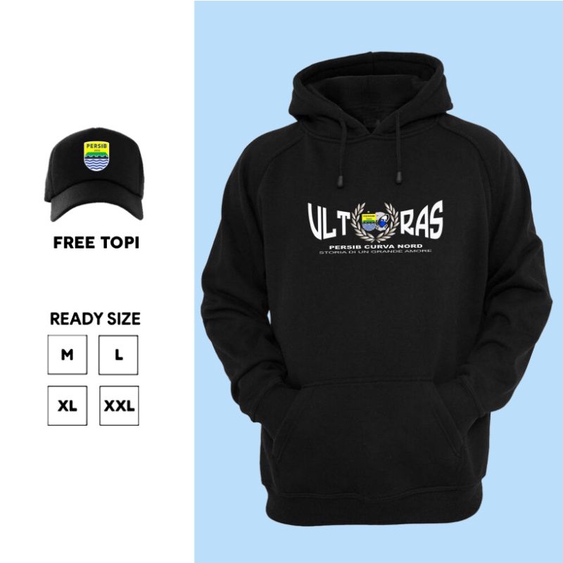 Jaket Ultras Persib Bandung - Jaket Football Gratis Topi