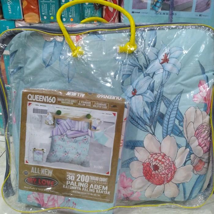 Bedcover Set- Sprei- Bedcover My Love motif baru ukuran 160x200