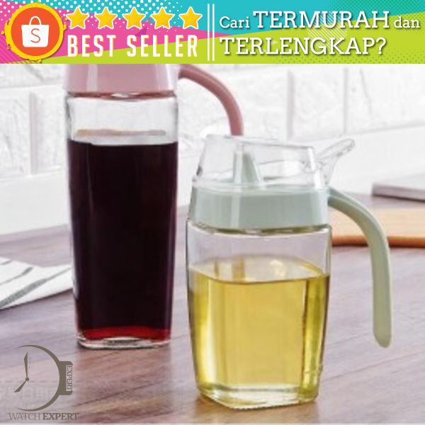 Botol Minyak Serbaguna Seasoning Glass Jar 550ml - ZL2016 - Mix Color