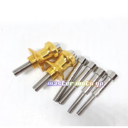 Jalu Pedok 3 Set Baut 10 12 14 Ninja 250 Z250 RR mono R15 Driv Gold