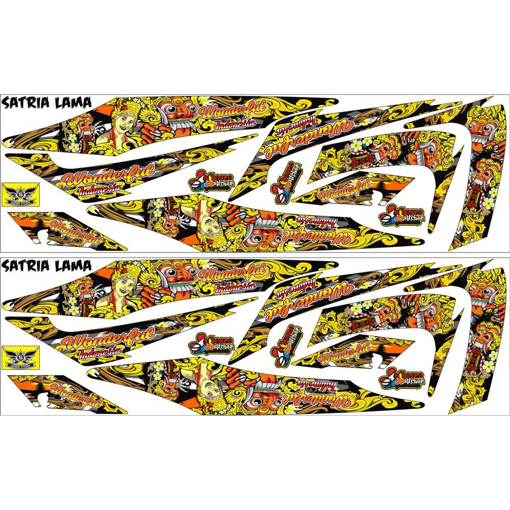 Variasi STRIPING SATRIA FU LAMA 2006-2013