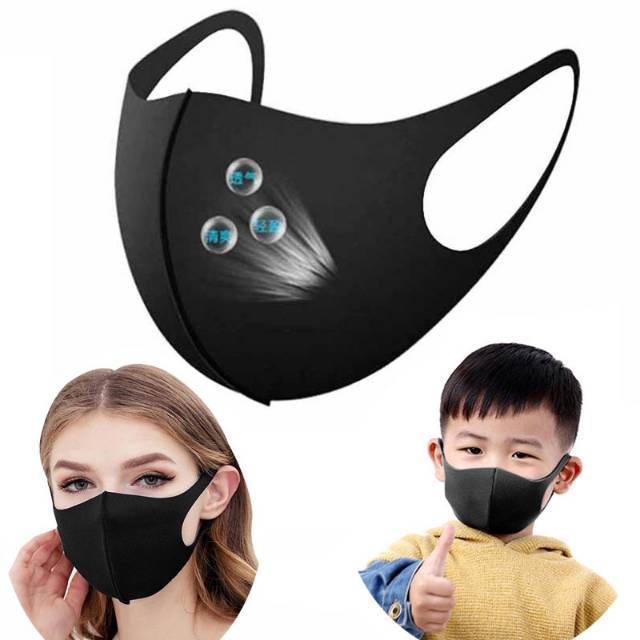 Jual masker bahan kain scuba masker korea / masker anti percikan air