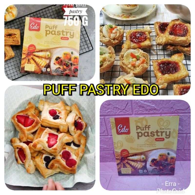 

EDO PUFF PASTRY SHEET 750GR/KULIT PUFF PASTRY PRODUCY EDO