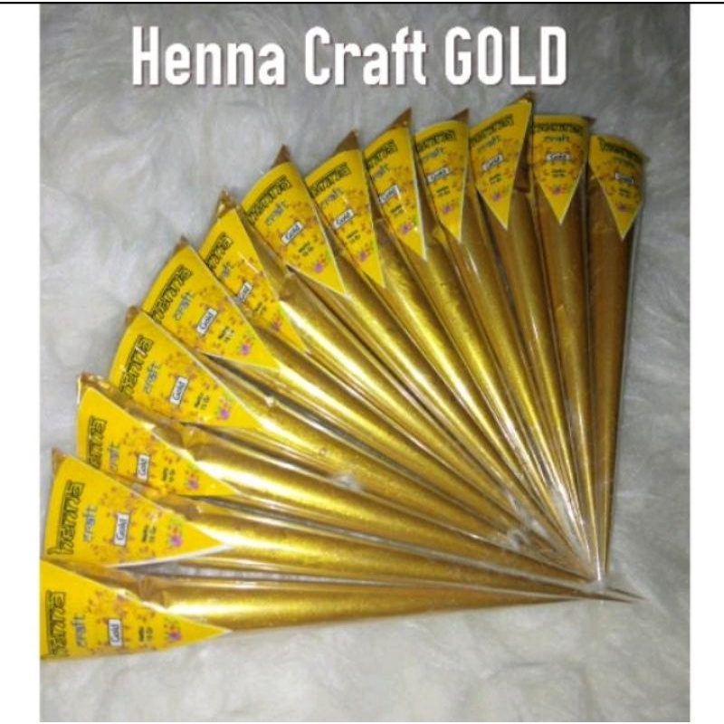 

henna craft gold untuk benda